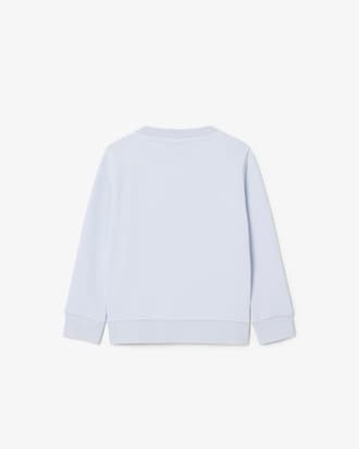 Sweatshirt aus Fleece mit Rundhalsausschnitt und Print