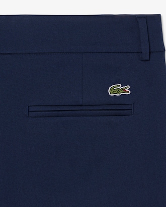 Straight Fit-Chinohose aus Baumwollgabardine