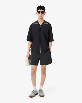 Relaxed Fit-Shorts aus Wollgemisch