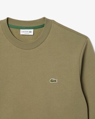 Sweatshirt aus Fleece mit Rundhalsausschnitt