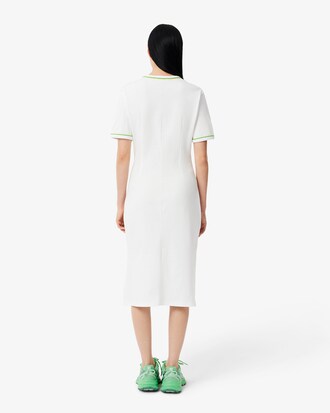 T-Shirt-Kleid mit Kontrasteinfassung aus Jersey