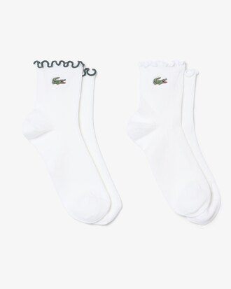 2er-Pack Socken mit R&uuml;schen