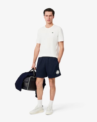 Shorts aus grafischem Mesh