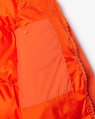 Relaxed Fit-Daunenjacken aus Wolle mit Kapuze