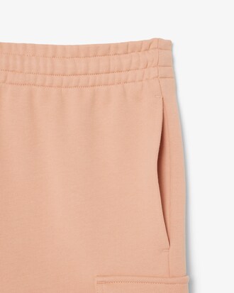 Cargo-Shorts aus Baumwollfleece