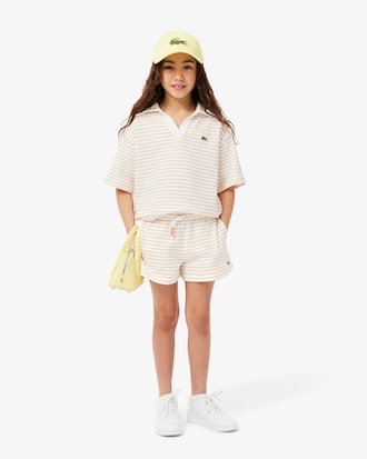 Gestreifte Shorts aus Frottee