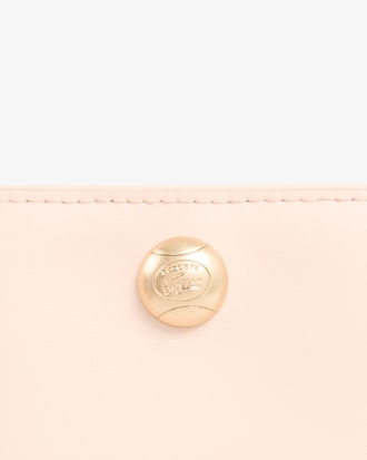 Kleine Eimertasche Tennis Bliss aus Leder