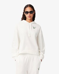 Hoodie aus Fleece mit Logo