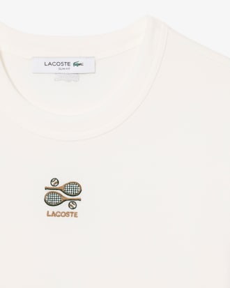 T-Shirt aus Jersey mit Stickerei