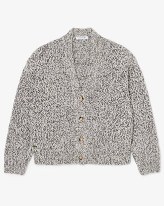 Cardigan aus mercerisierter Wolle