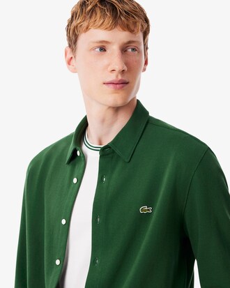 Slim Fit-Hemd aus Baumwollpiqué
