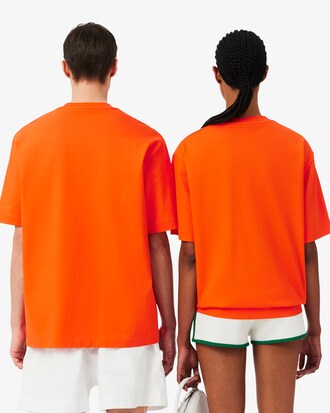 Strukturiertes T-Shirt Runway aus Jersey mit Streifen