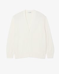 Cardigan aus fließendem Rippstrick