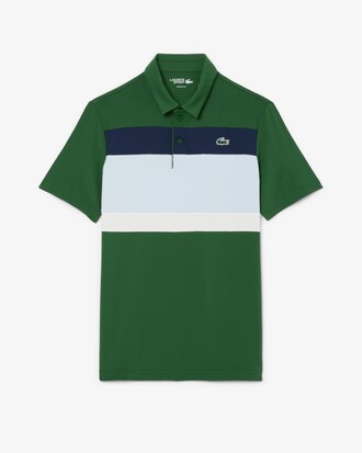 Golf-Polohemd mit Colorblock-Design, Regular Fit
