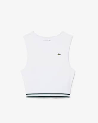 Stretch-Bralette aus Baumwoll-Rippstrick