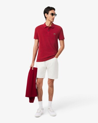 Slim Fit-Polohemd L.12.12 aus Piqu&eacute;