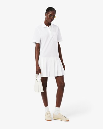 Polokleid aus Popeline mit kurzen &Auml;rmeln
