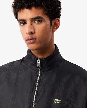 Kurze Sportsuit-Jacke mit Monogramm