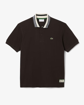 Classic Fit-Polohemd mit Streifen, hergestellt in Frankreich