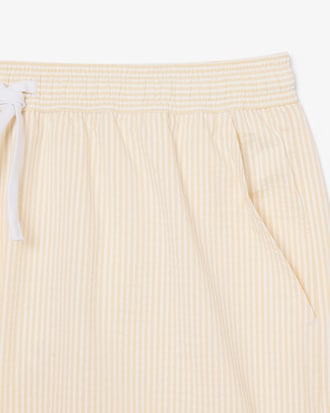 Halblange Badehose mit Strukturstreifen