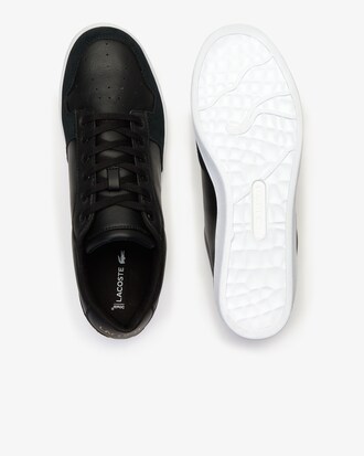 Herren-Sneakers MASTERS CUP aus Leder und Veloursleder