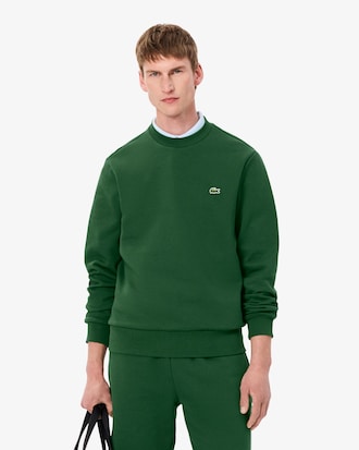 Sweatshirt aus Fleece mit Rundhalsausschnitt