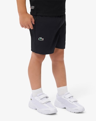 Sportshorts aus Diamant-Taft