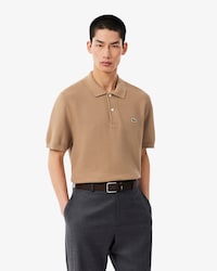 Classic Fit-Polohemd aus Strick