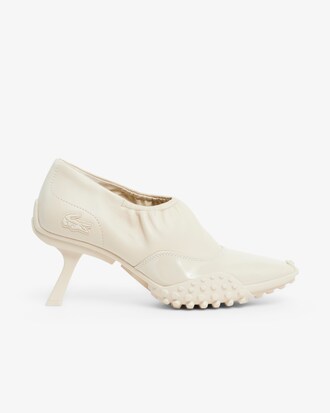 Damen-Sneakers Runway aus Leder mit Absatz