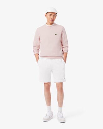 Sweatshirt aus Fleece mit Rundhalsausschnitt