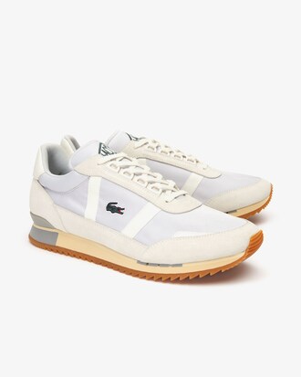 Herren-Sneakers PARTNER RETRO aus Textil und Veloursleder