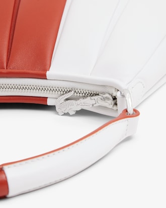 Kleine Tasche Runway Lenglen aus zweifarbigem Leder