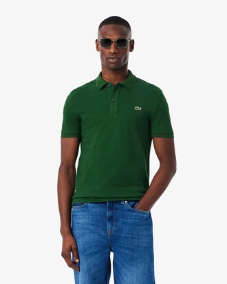Slim Fit-Polohemd L.12.12 aus Piqu&eacute;