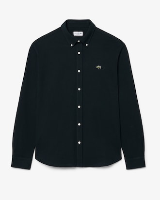 Regular Fit-Hemd aus Piqu&eacute;