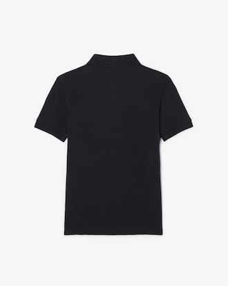 Polohemd aus Petit Piqu&eacute; mit Colorblock-Design