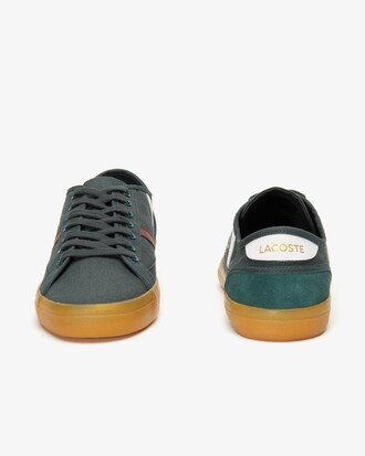 Herren-Sneakers SIDELINE aus Canvas und Zwei-Ton Leder