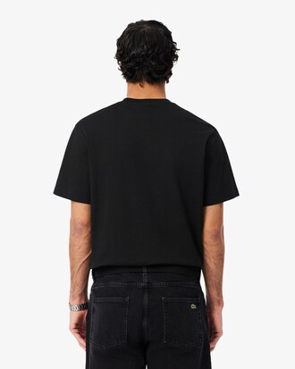 Baumwoll-T-Shirt mit Brusttasche
