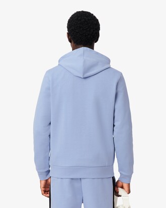 Hoodie aus Fleece mit Colorblock-Design