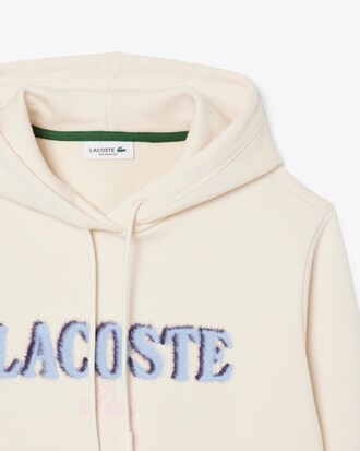 Hoodie aus Fleece mit Logo