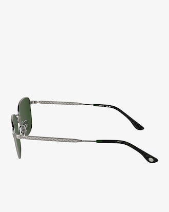 Rechteckige Sonnenbrille aus Metall mit Monogramm