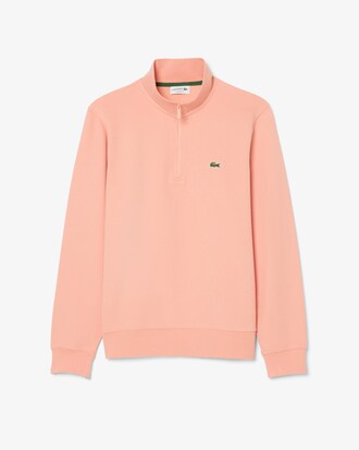 Fleece-Sweatshirt mit Rei&szlig;verschluss und hohem Kragen