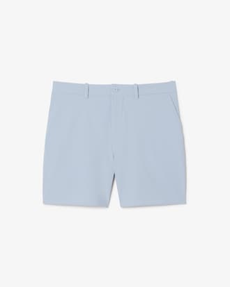 Straight Fit-Bermudashorts aus Stretchmaterial