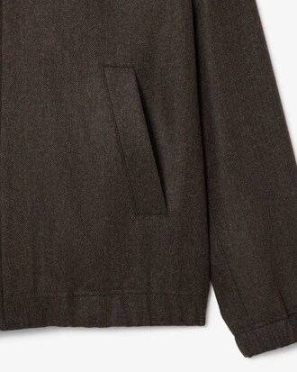 Harrington-Jacke aus Wolle