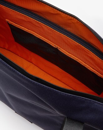 Herren MALO Laptop-Tasche mit Lederdetails