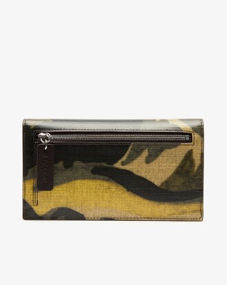 Damen-Brieftasche ROBERT GEORGE aus bedrucktem Canvas