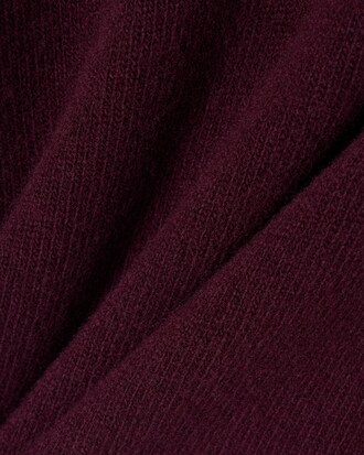 Pullover aus Filzwolle mit Polokragen