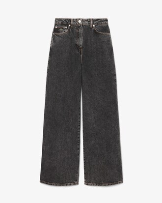 Wide Fit-Jeans mit hoher Taille