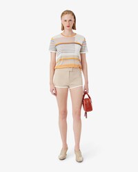 Mini-Shorts Runway aus Satinstrick