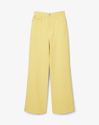 Denim-Jeans Runway mit weitem Schnitt
