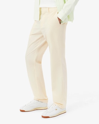 Regular Fit-Chinohose aus Baumwoll-Twill
